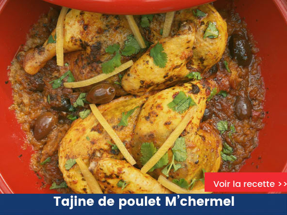 Tajine de poulet M’chermel